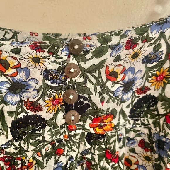 NATURAL LIFE Dress Floral Print Maxi Women's Sz Large Black Tiered - EUC - Picture 7 of 11